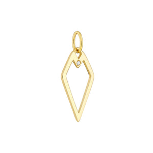 The Veronica Diamond and 14kt Gold Pendant Charm