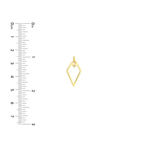The Veronica Diamond and 14kt Gold Pendant Charm