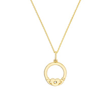 Load image into Gallery viewer, The Irish Tradition Claddagh With 14kt Gold DIamond Pendant Charm