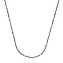 Load image into Gallery viewer, Sterling Silver 1.25mm Wheat Chain with Lobster Lock