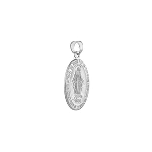 Blessed Mary Medal 14kt Gold Pendant