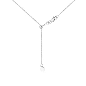 Square Wheat Chain with Slider Bead  1.15mm 14kt Gold