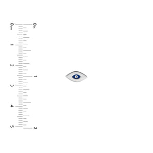 Mini Evil Eye 14kt Gold Earrings