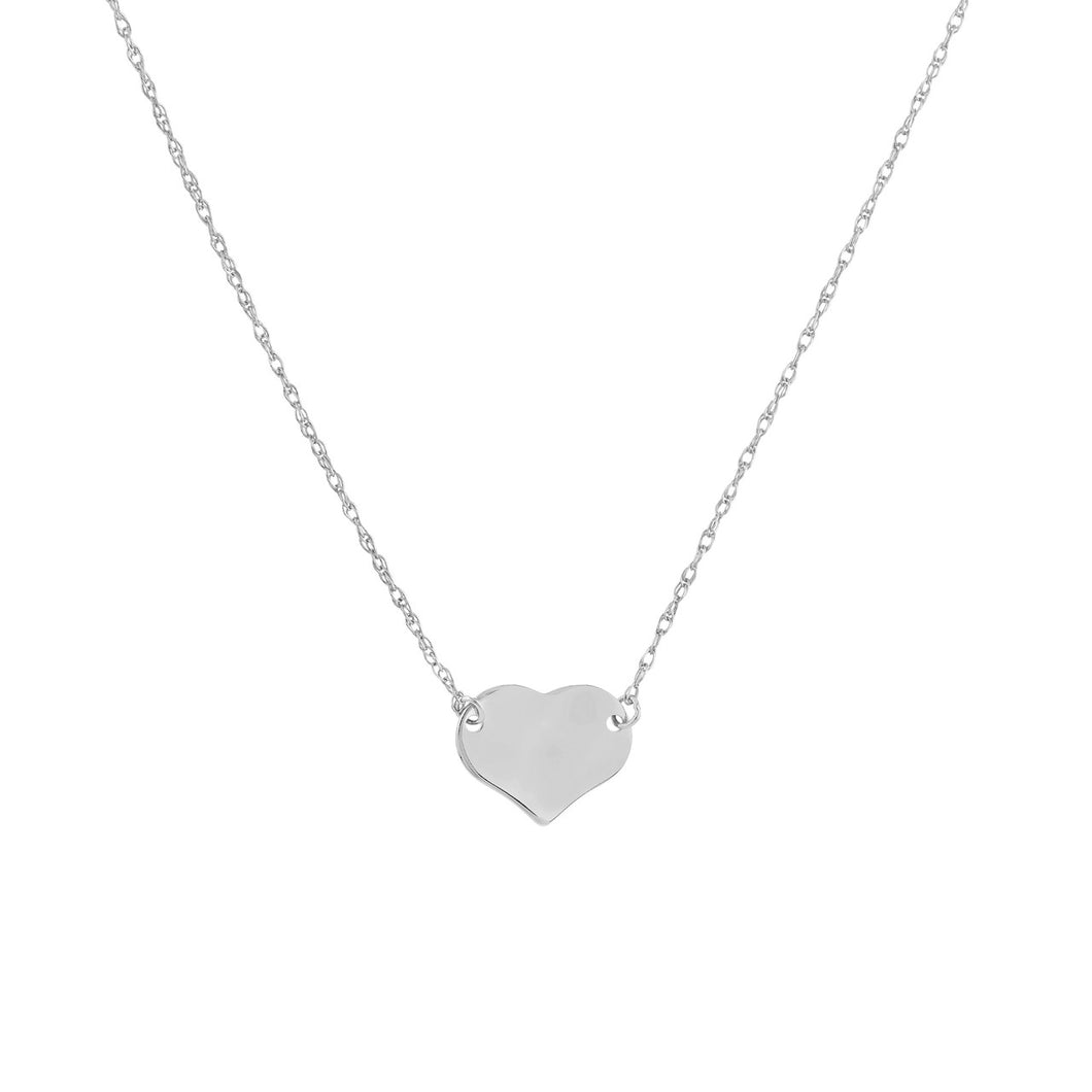 So You Mini Heart 14kt Gold Necklace