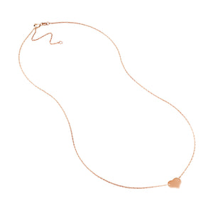 So You Mini Heart 14kt Gold Necklace