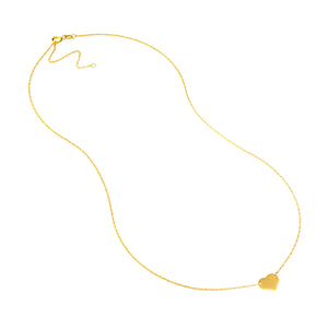 So You Mini Heart 14kt Gold Necklace