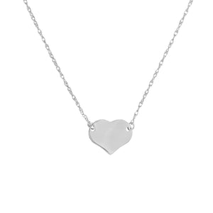 So You Mini Heart 14kt Gold Necklace