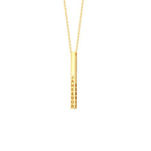 Load image into Gallery viewer, Adjustable Sterling Silver Engravable Cube Necklace 18&quot;