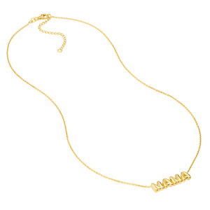 Puff Mama 14kt Gold Necklace