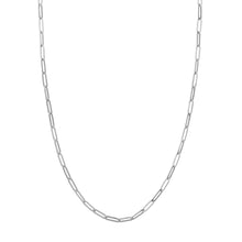 Load image into Gallery viewer, Paper Clip Fashion Chain Necklace 3.8mm 14kt Gold